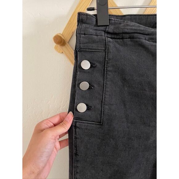 J Brand Jeans Women's 27 Natasha Sky-High Cropped Skinny Bellatrix Destruct - Picture 4 of 12